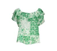 DESIGUAL T-SHIRT MANICHE CORTE DONNA VERDE