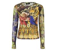 Desigual T-Shirt Maniche Lunghe Donna Giallo