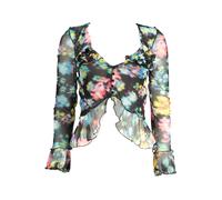 DESIGUAL T-SHIRT MANICHE LUNGHE DONNA NERO