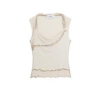 Desigual Top crema / marrone Donna Desigual XL