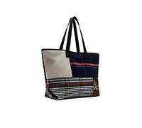 Desigual, Bag_CUCOS Patch 5000 Navy Donna, Blu, taglia unica