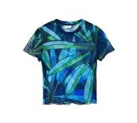 Desigual, ,Tops ,Donna ,Blu ,S T-shirt Blu con Stampa Manica Corta