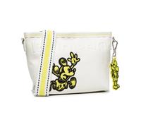 Desigual Tracolla Pochette Disney Topolino Mickey Bianco Donna