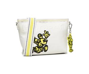 Desigual Tracolla Pochette Disney Topolino Mickey Bianco Donna