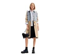 Desigual Trench da Donna Costume, Marrone, M