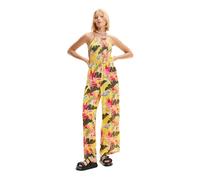 Desigual Tropical Costume da Bagno One Piece, Giallo, L Donna