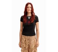 Desigual TS_d Cor Blouse, Nero, L Donna