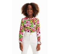 Desigual TS_Garden 3012 Rosa Marlen T-Shirt, Colore: Rosso, 12 Anni Bambine e Ragazze