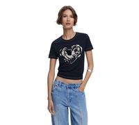 Desigual TS_Letter Core, 2000 Black, XS