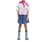 Desigual TS_Manila T-Shirt, Bianco, 12 Anni Bambine e Ragazze