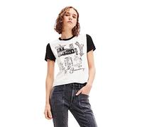 Desigual TS_Maris_Monica, 1001 RAW, M, bianco, M
