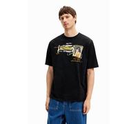 Desigual TS_Max, 2006 Gris Oscuro, XL, Nero, XL