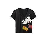 T-shirt da donna Desigual Mickey Joker Noir L