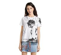 Desigual TS_Mickey T-Shirt, Bianco, XL Donna