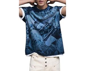 Desigual TS_Mosaic T-Shirt Uomo