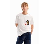 Desigual TS_Neil T-Shirt, Bianco, XL Uomo