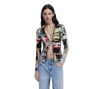 Desigual TS_Newspaper_Lacroix, 2000 Black, S