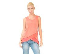 Desigual - TS_SÁBADO, T-Shirt Donna, Arancione (Deep Sea Coral 7062), X-Large