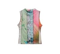 Desigual Top Donna - green / L