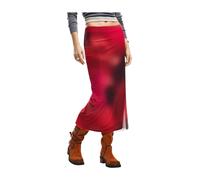 Desigual - Tulle Midi Skirt - - Skirts - Donna - Rosso - M