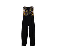 Desigual Tuta jumpsuit blu reale / verde / arancione / nero Donna Desigual XL