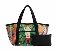 Desigual Urban Beach Merida Shopping Bag Moss