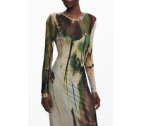 Desigual Verde Polyester Women Dress - S