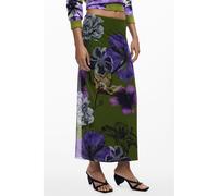 Desigual Verde Polyester Women Skirt with Elastic Waist - XS
