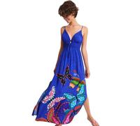 Desigual Vest_BELÉN Copricostume da Bagno, Blue, XL da Donna