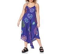 Desigual Vest_Bondi Vestito, Blu (Turkish Sea 5114), Small Donna
