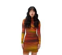 Desigual Arancione Polyester Women Dress - L