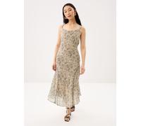 Desigual, ,Dresses ,Donna ,Beige ,M Abito Lungo con Stampa