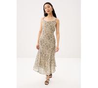 Desigual, ,Dresses ,Donna ,Beige ,S Abito Lungo con Stampa