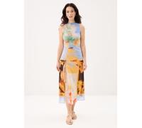 Desigual, ,Dresses ,Donna ,Multicolore ,S Abito Lungo Drappeggiato