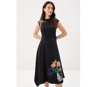 Desigual Abito Senza Maniche della Collezione Donna, Nero, XL