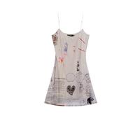 Desigual Vest_Light Collage_lacroi Vestito Casual, Marrone, M Donna