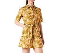Desigual Vest_Safari Abito Casual, Giallo, S Donna