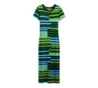 Desigual Abito in maglia navy / blu chiaro / verde chiaro / verde scuro Donna Desigual S navy / blu chiaro / verde chiaro / verde scuro