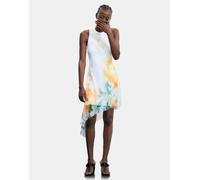 Desigual - Vestito asimmetrico senza maniche bianco M