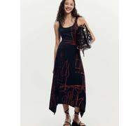 Desigual Abito rosso ciliegia / nero Donna Desigual 38