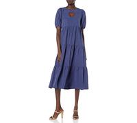 Desigual Vest_Flora 5096 Blue Ink Casual, Blu, S Donna