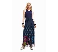 Desigual Vestito da Donna, Blu, L