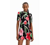 Desigual Vestito da Donna Boston, Nero, S