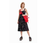 Desigual Vestito da Donna, Nero, XS