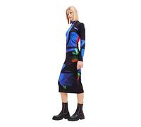 Desigual Vestito da Donna Ologramma Lacroix, Nero, M