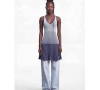 Desigual vestito in maglia senza maniche blu L