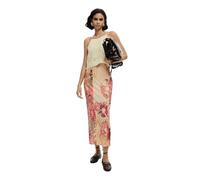 Desigual - Vestito lungo in maglia bianco 2 in 1 XL
