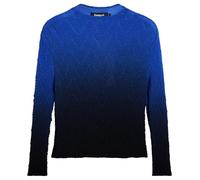 Desigual Volcano Camicia da Donna, Blu