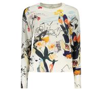 Desigual White Viscosa Women T-Shirt - XS