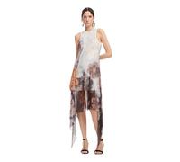 Desigual Woman Knit Dress Senza Maniche NAN, Nero, L Donna